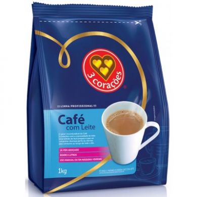 Café com Leite 1 Kg - 3 Corações
