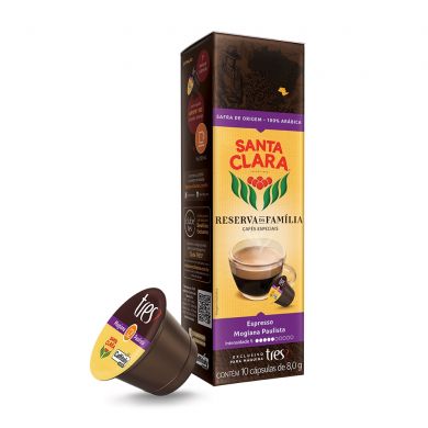 Cápsula Santa Clara Espresso Reserva da Família Mogiana Paulista