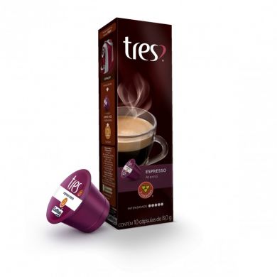 Cápsula TRES espresso atento