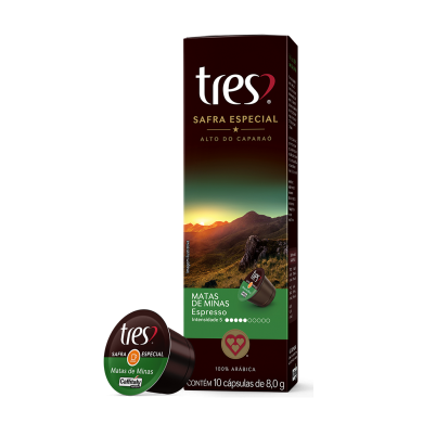 Cápsula TRES espresso especial Matas de Minas