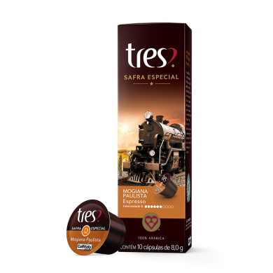 Cápsula TRES espresso especial Mogiana Paulista