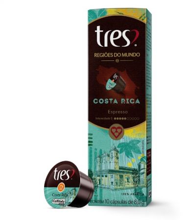 Cápsula TRES espresso Regiões do Mundo Costa Rica