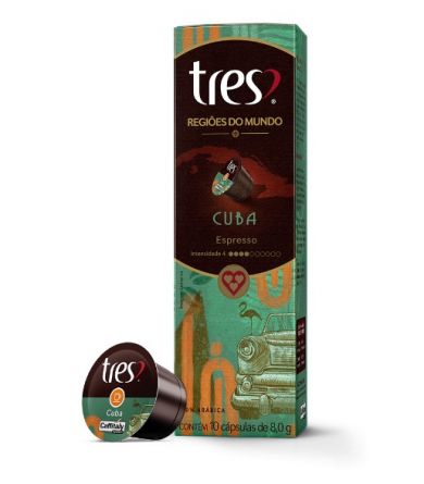 Cápsula TRES espresso Regiões do Mundo Cuba