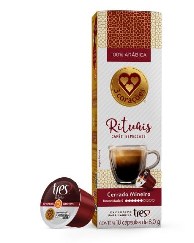 Cápsula TRES espresso Rituais Cerrado Mineiro